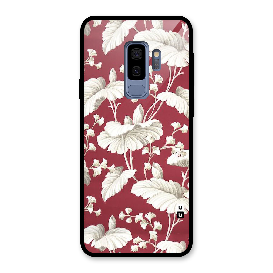 Beautiful Petals Glass Back Case for Galaxy S9 Plus
