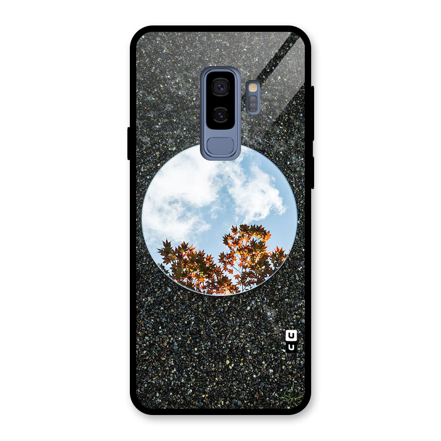 Beautiful Sky Leaves Glass Back Case for Galaxy S9 Plus