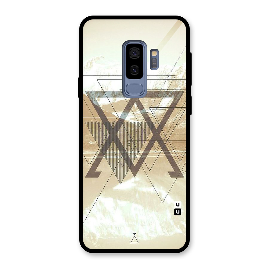 Beige View Glass Back Case for Galaxy S9 Plus