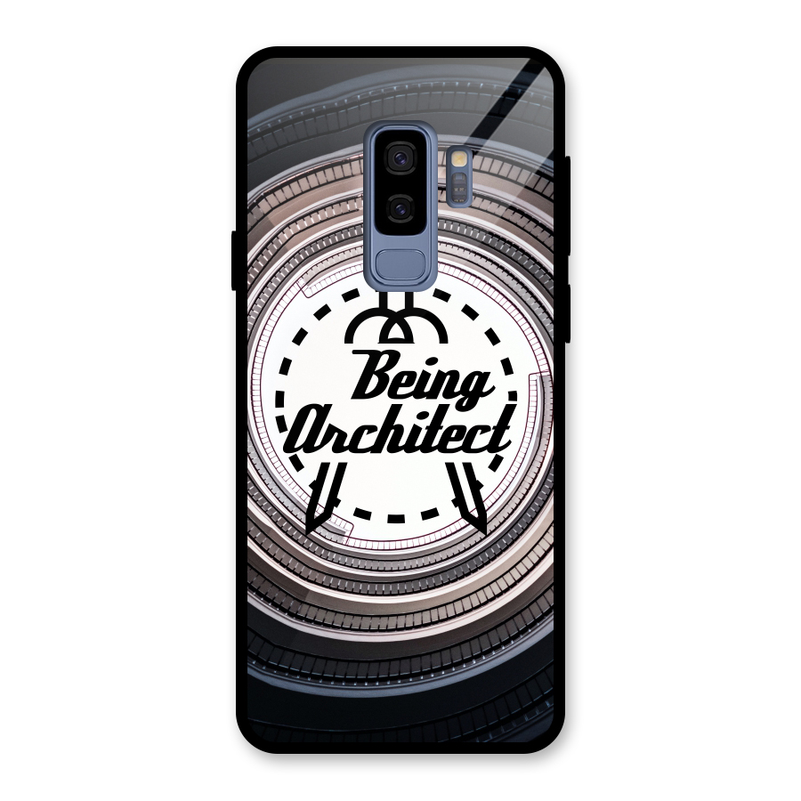 Being Architect Glass Back Case for Galaxy S9 Plus