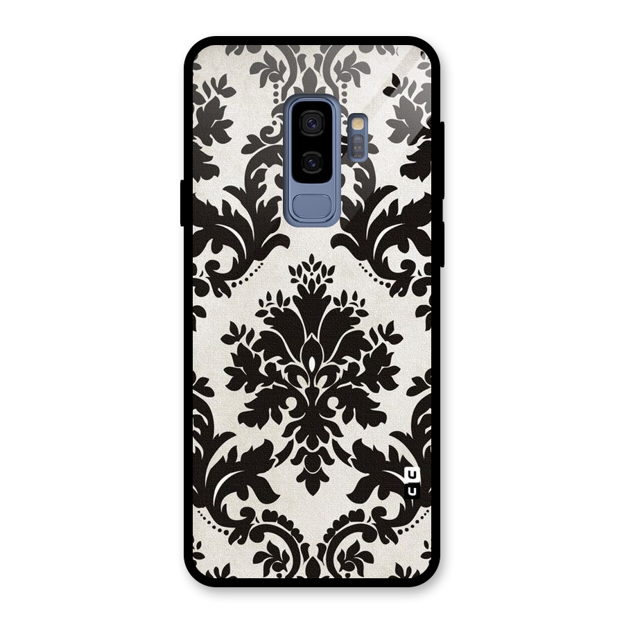 Black Beauty Glass Back Case for Galaxy S9 Plus