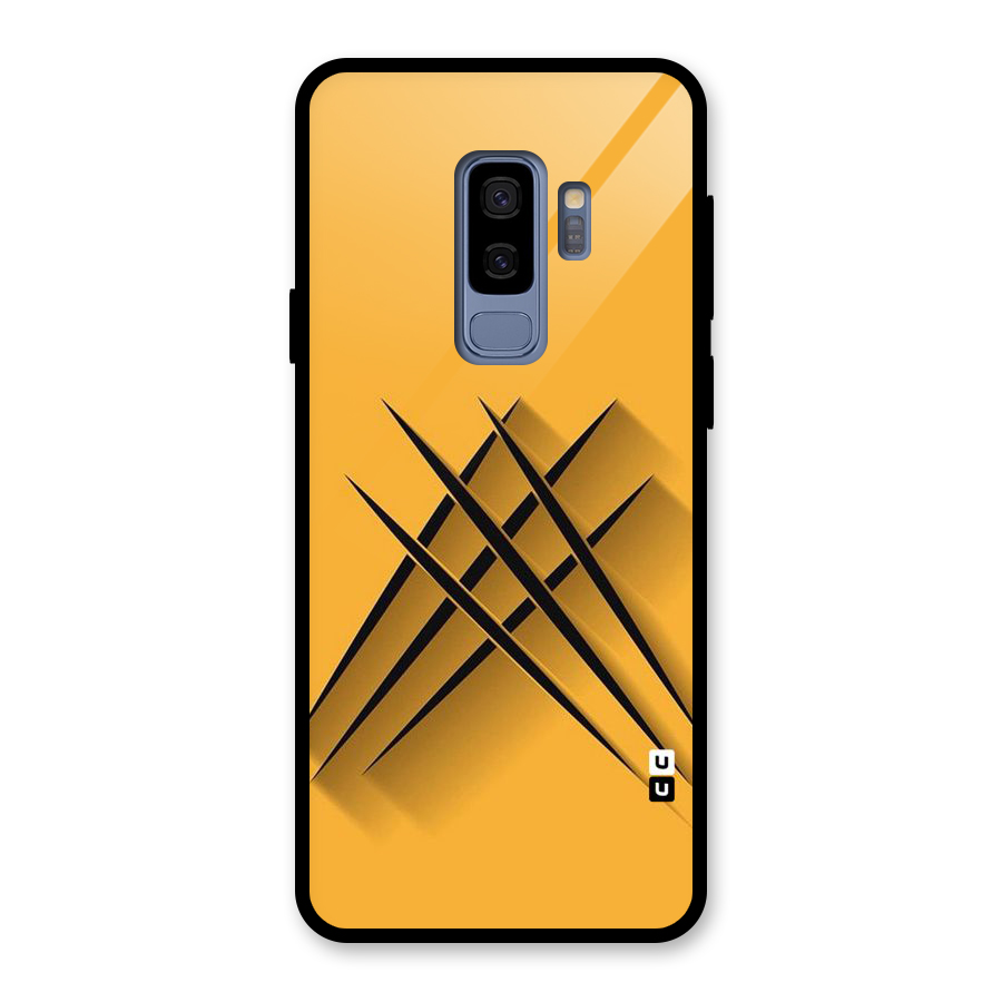 Black Paws Glass Back Case for Galaxy S9 Plus