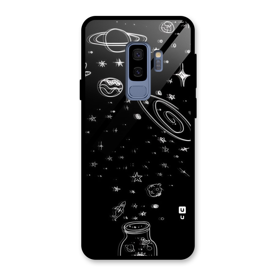 Bottle Of Stars Glass Back Case for Galaxy S9 Plus