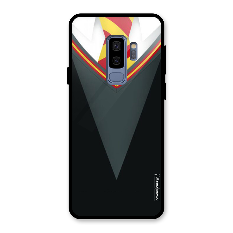 Brave Heart Glass Back Case for Galaxy S9 Plus