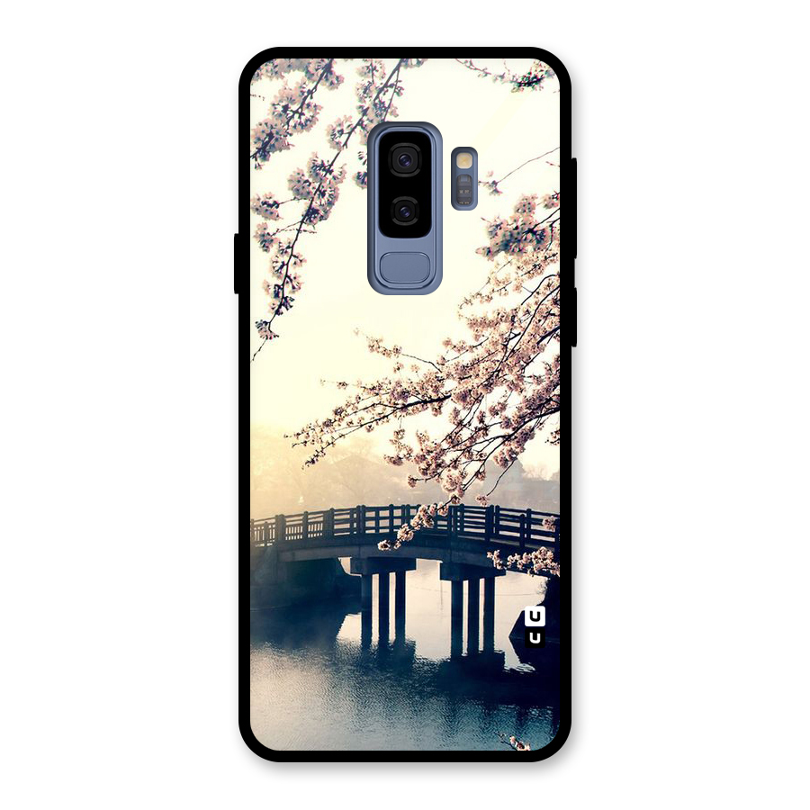 Bridge Blossom Glass Back Case for Galaxy S9 Plus