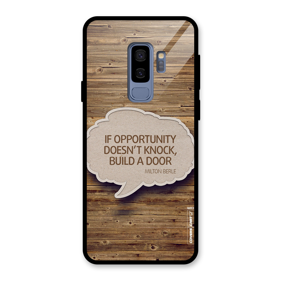 Build Your Door Glass Back Case for Galaxy S9 Plus