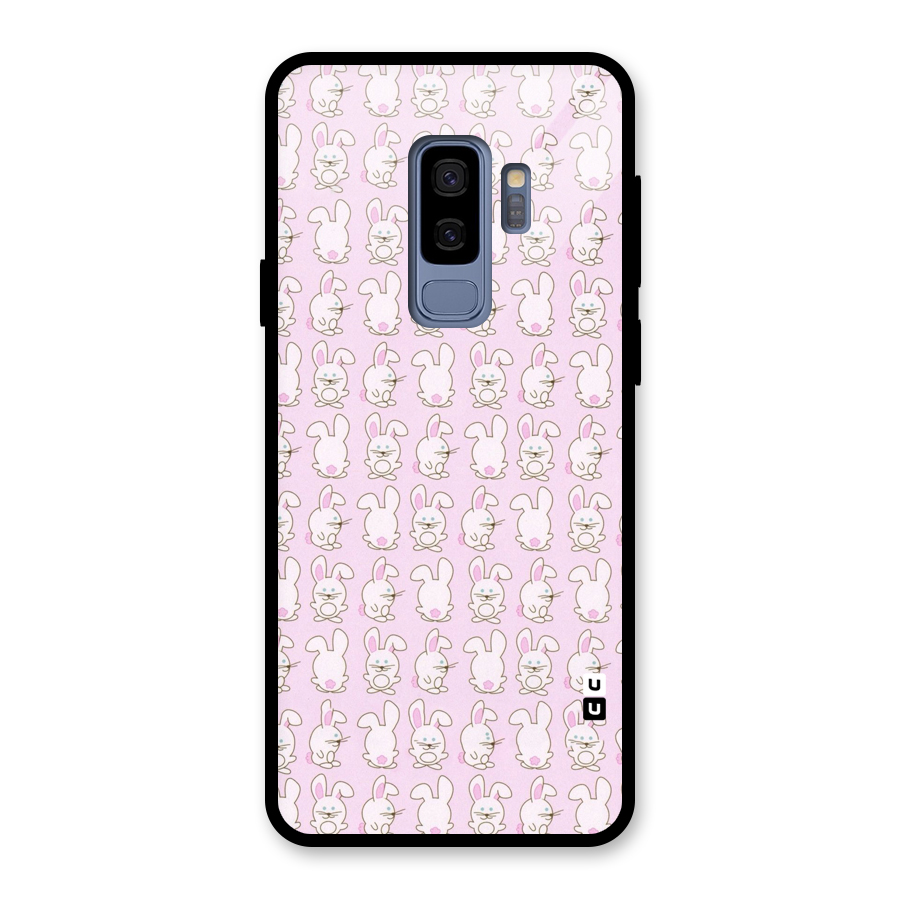 Bunny Cute Glass Back Case for Galaxy S9 Plus