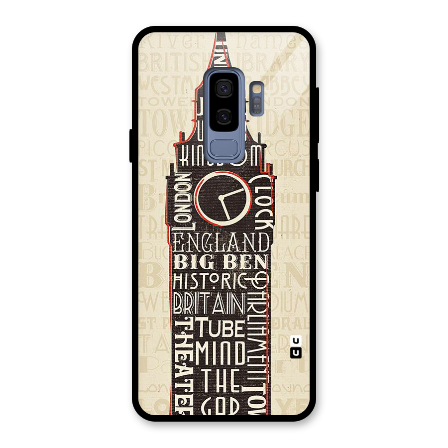 Cap City Design Glass Back Case for Galaxy S9 Plus
