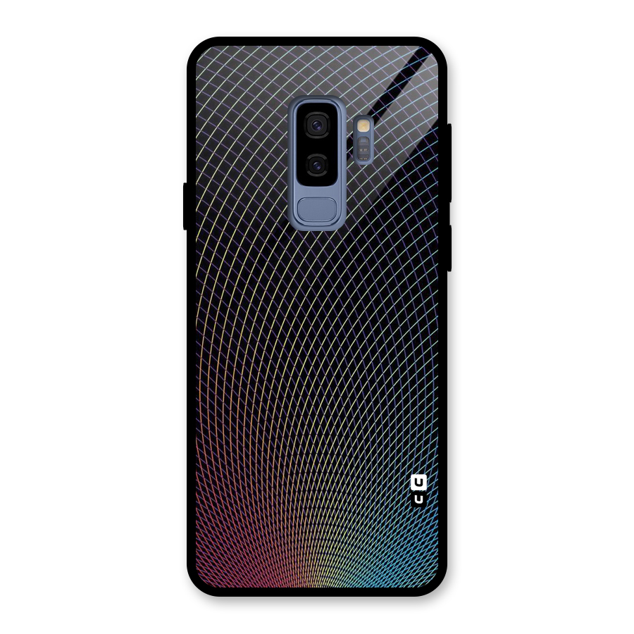 Check Swirls Glass Back Case for Galaxy S9 Plus