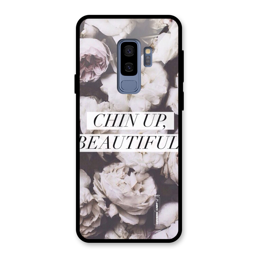 Chin Up Beautiful Glass Back Case for Galaxy S9 Plus