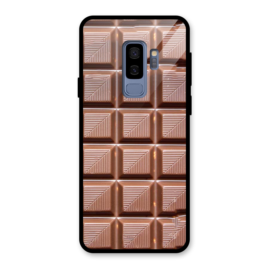 Chocolate Tiles Glass Back Case for Galaxy S9 Plus