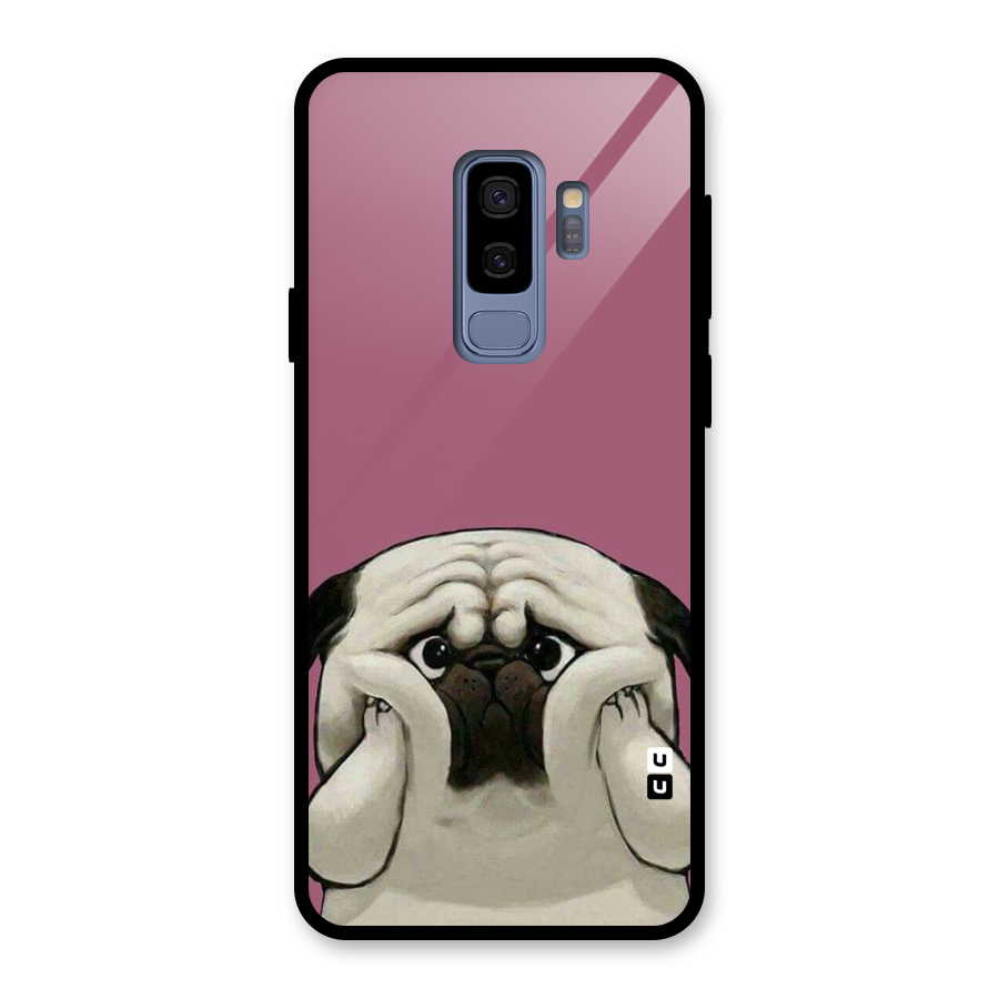 Chubby Doggo Glass Back Case for Galaxy S9 Plus
