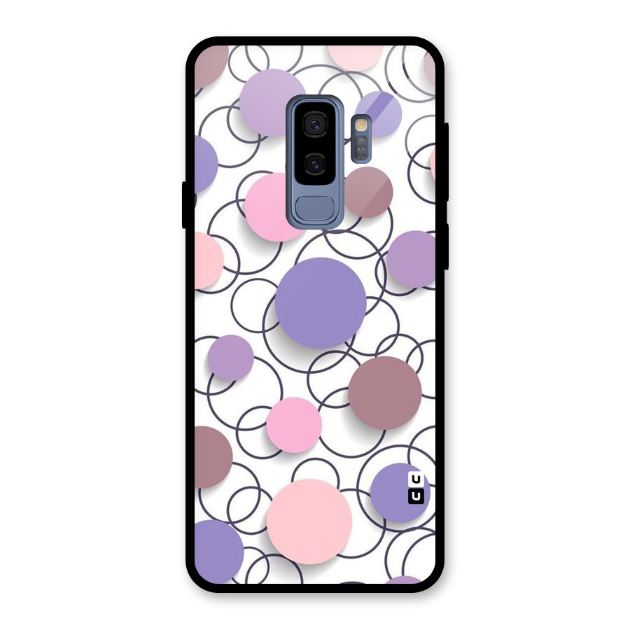 Circles And More Glass Back Case for Galaxy S9 Plus