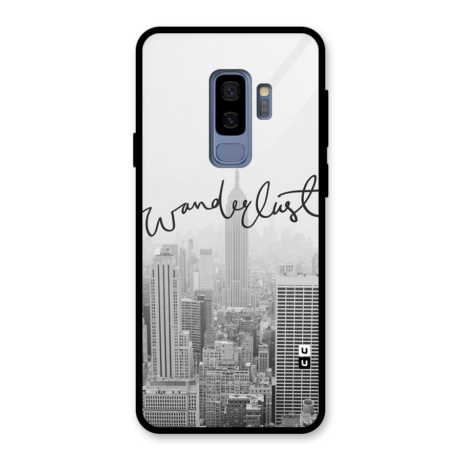 City Wanderlust Monochrome Glass Back Case for Galaxy S9 Plus