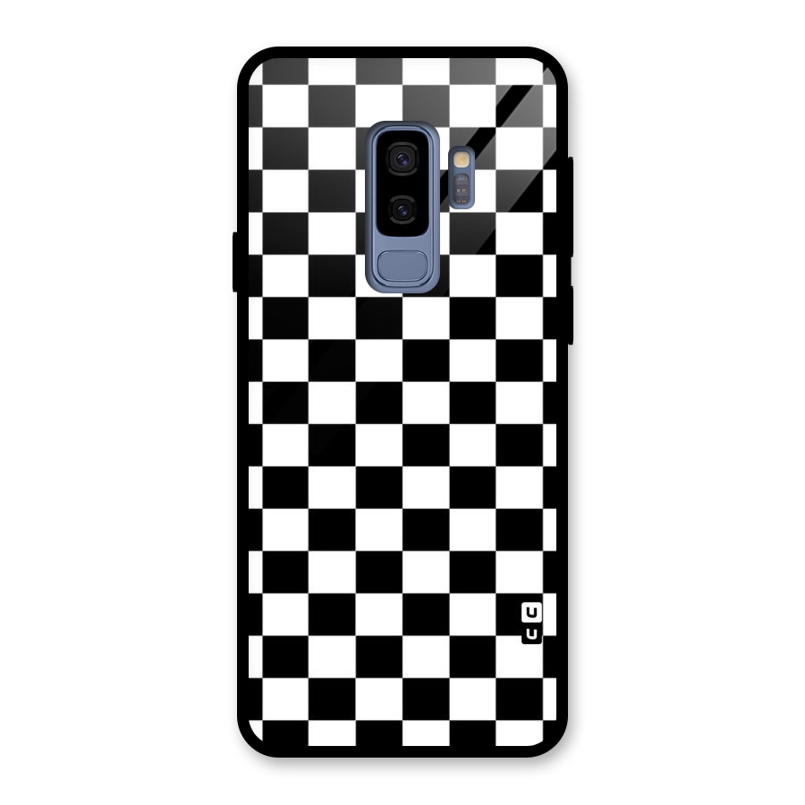 Classic Check Glass Back Case for Galaxy S9 Plus