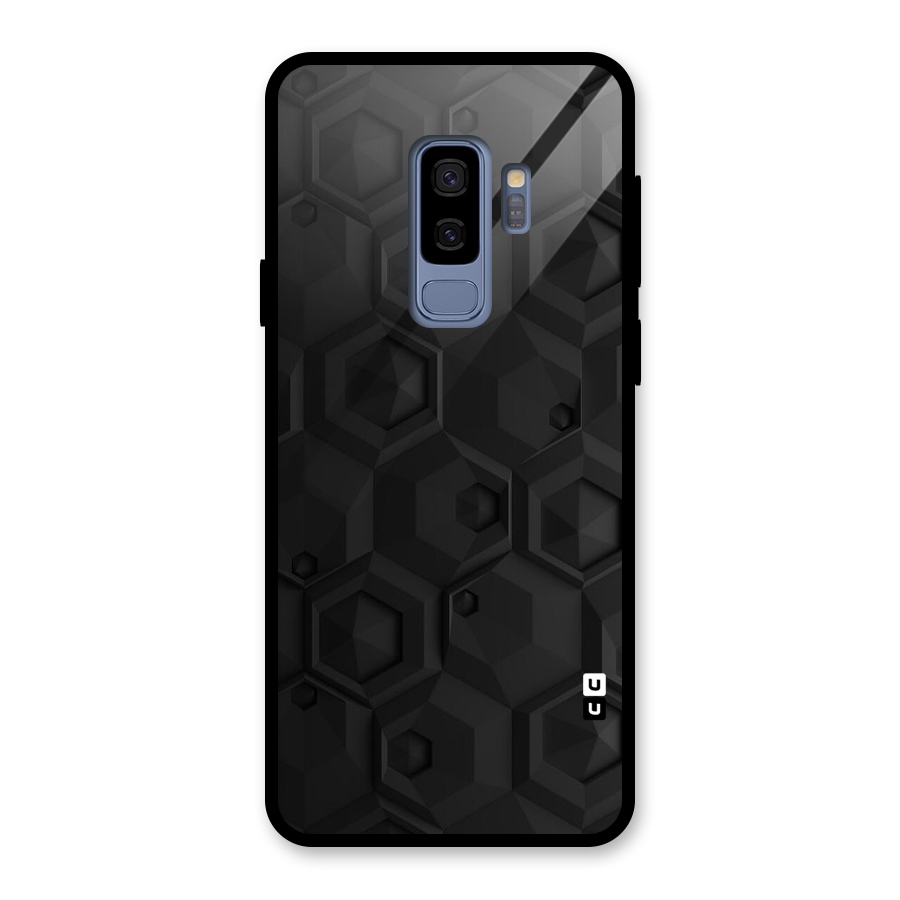Classic Hexa Glass Back Case for Galaxy S9 Plus
