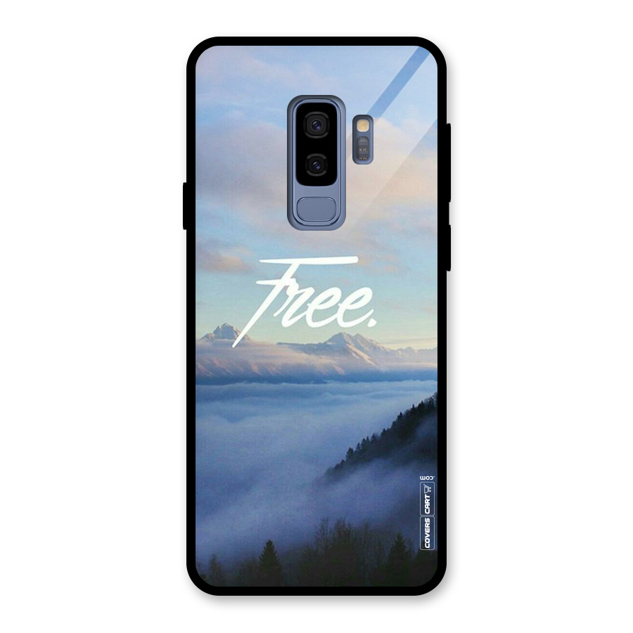 Cloudy Free Glass Back Case for Galaxy S9 Plus