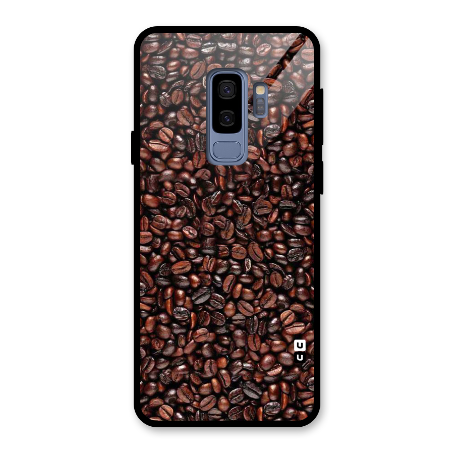 Cocoa Beans Glass Back Case for Galaxy S9 Plus