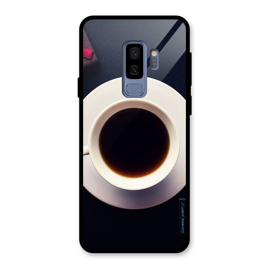 Coffee And Cookies Glass Back Case for Galaxy S9 Plus