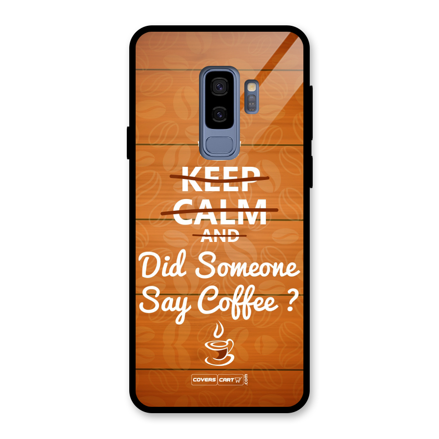 Coffee Ardour Glass Back Case for Galaxy S9 Plus