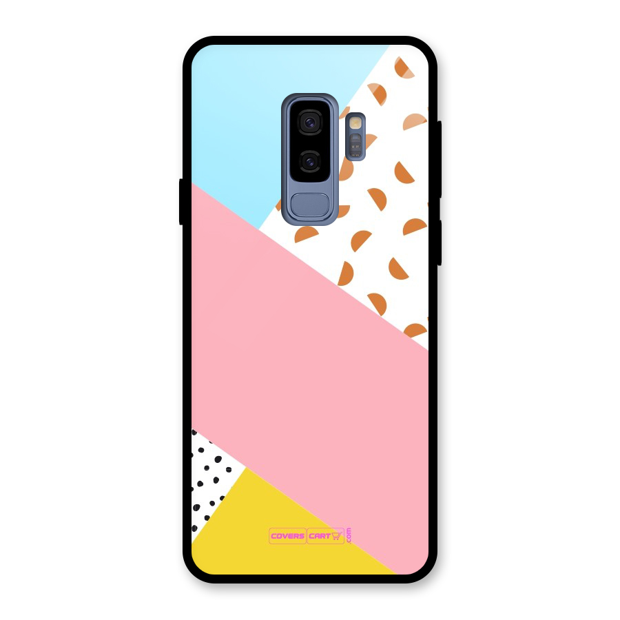 Colorful Abstract Glass Back Case for Galaxy S9 Plus