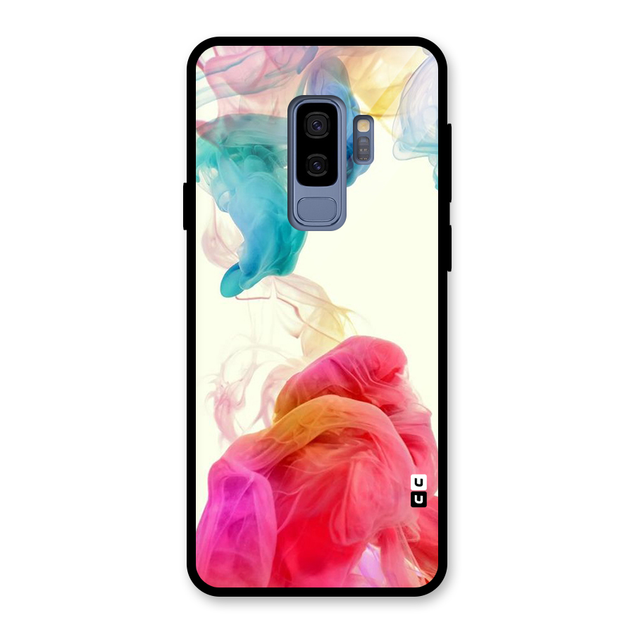 Colorful Splash Glass Back Case for Galaxy S9 Plus