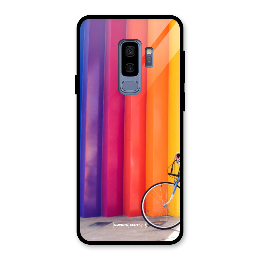 Colorful Walls Glass Back Case for Galaxy S9 Plus