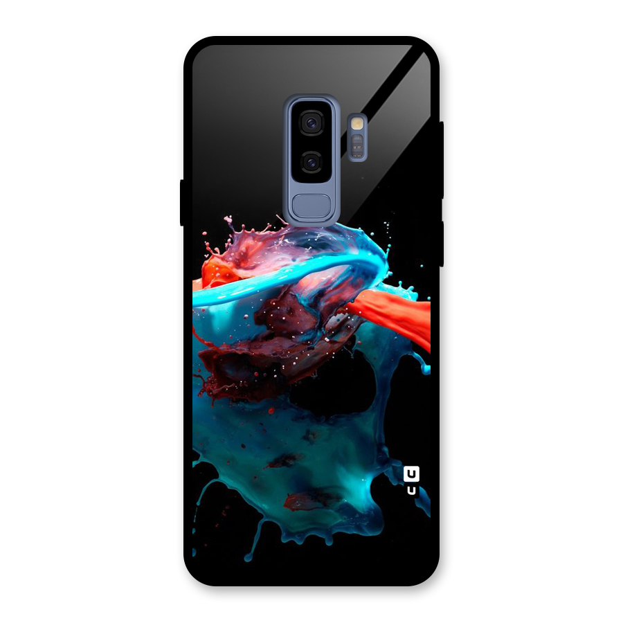 Colour War Glass Back Case for Galaxy S9 Plus