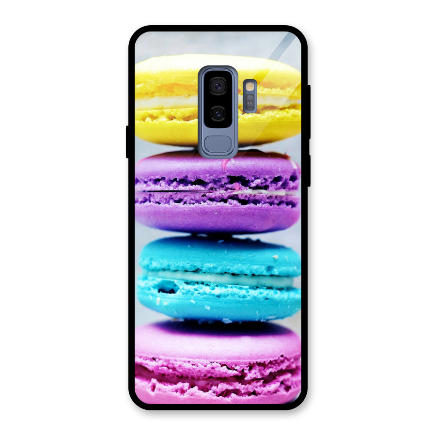 Colourful Whoopie Pies Glass Back Case for Galaxy S9 Plus