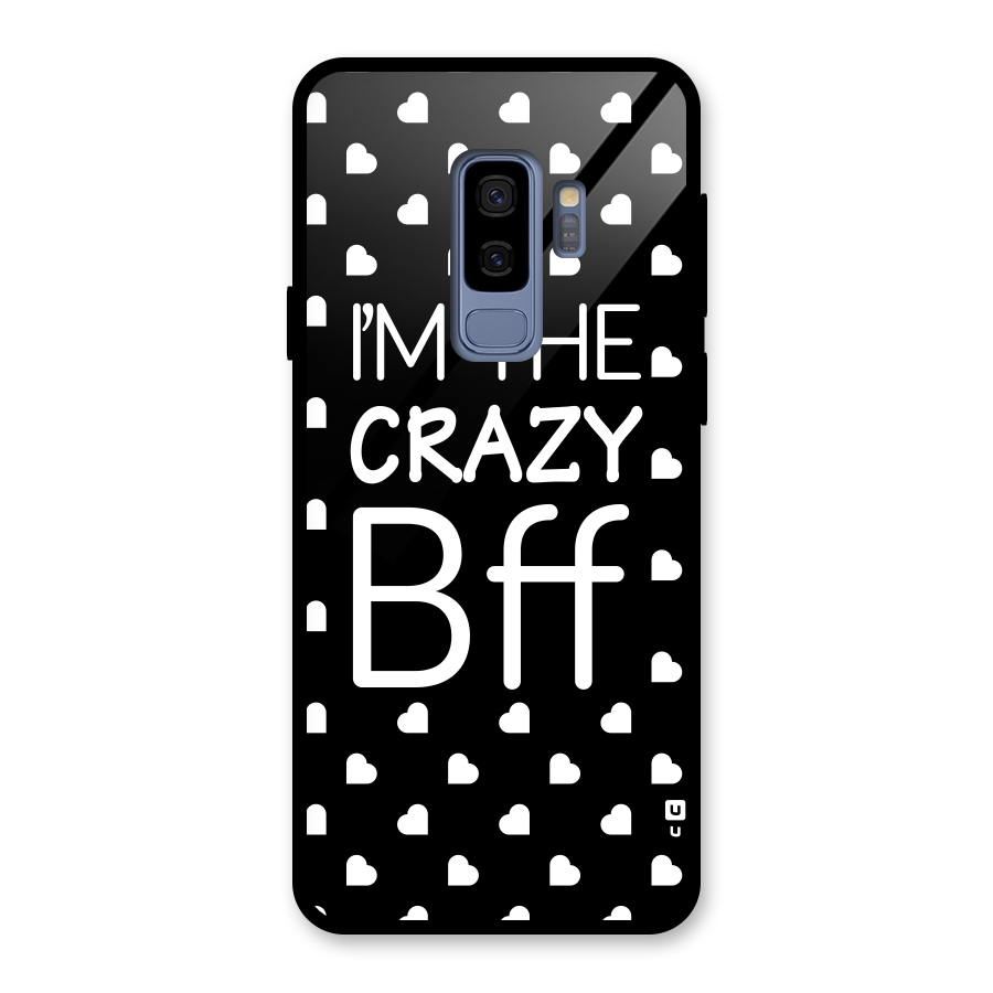 Crazy Bff Glass Back Case for Galaxy S9 Plus