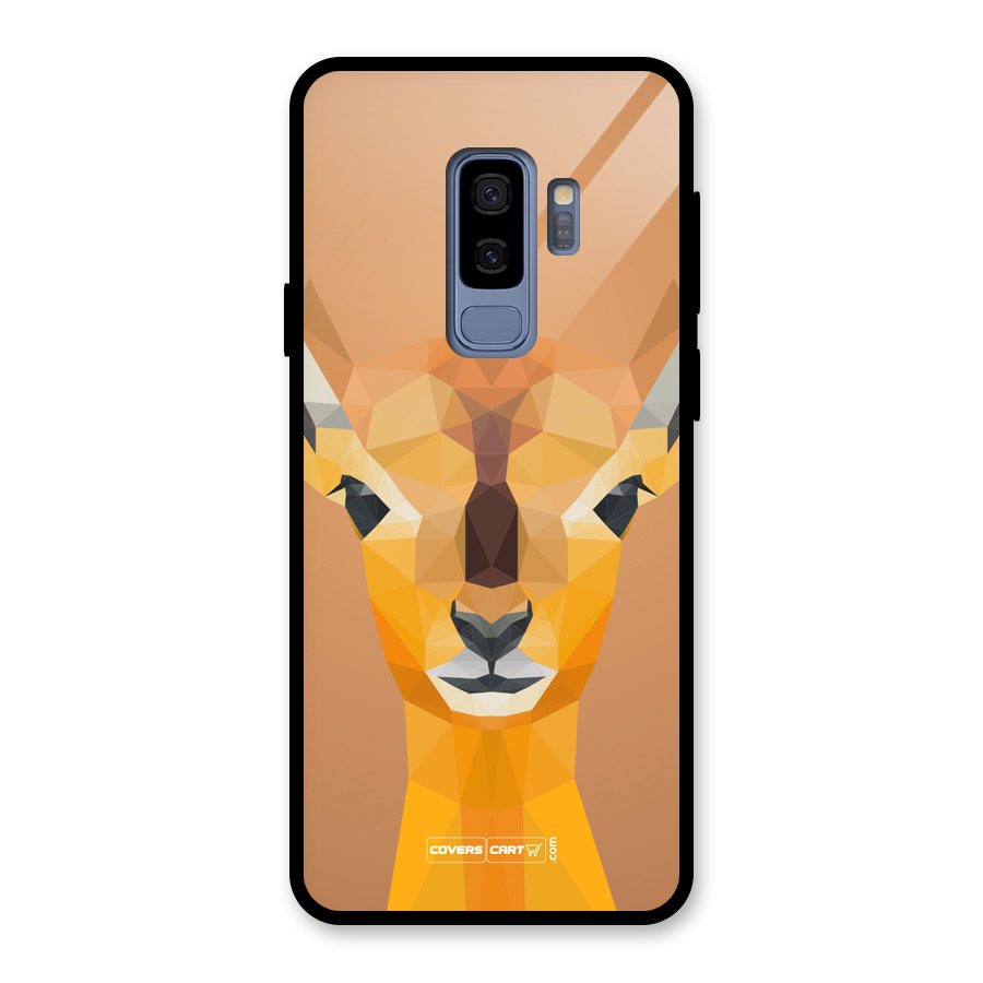 Cute Deer Glass Back Case for Galaxy S9 Plus