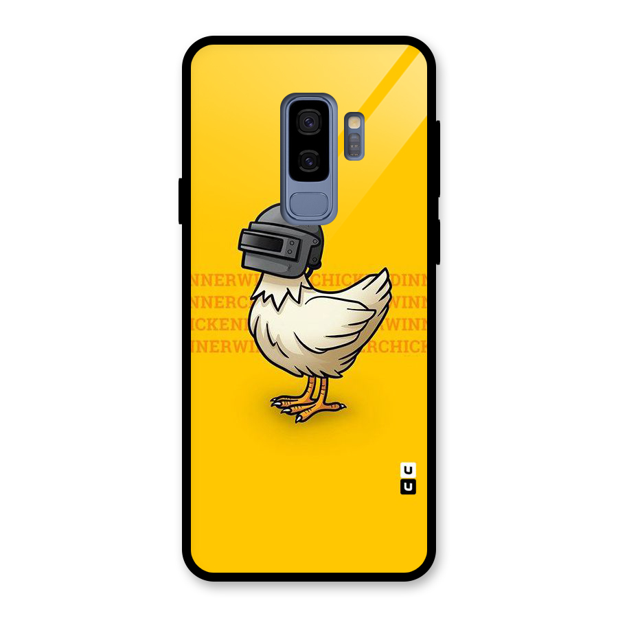 Cute Mask Glass Back Case for Galaxy S9 Plus
