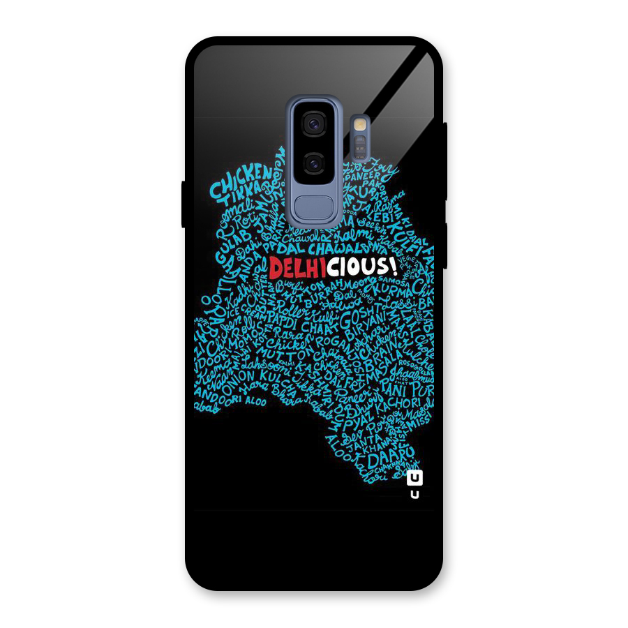 Delhicious Glass Back Case for Galaxy S9 Plus