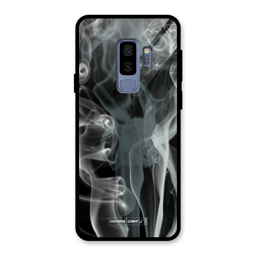 Dense Smoke Glass Back Case for Galaxy S9 Plus