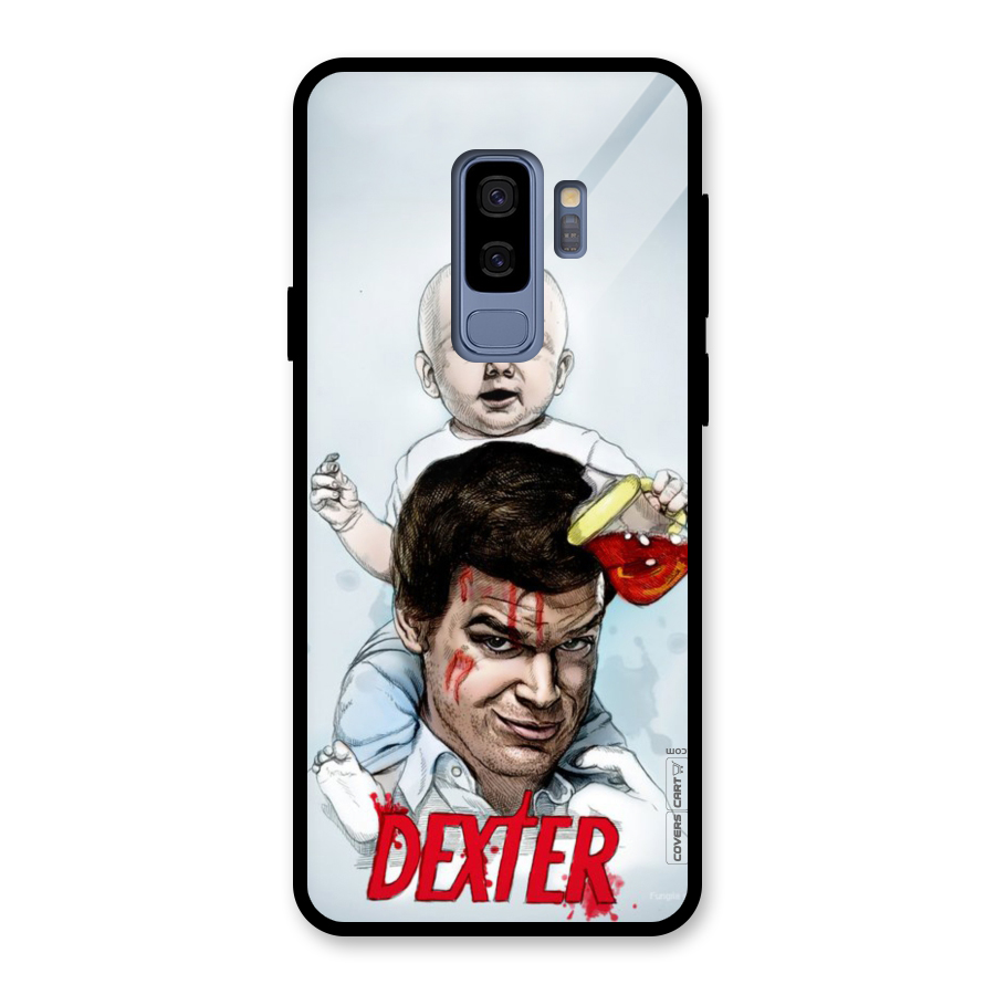 Dexter Artwork Glass Back Case for Galaxy S9 Plus