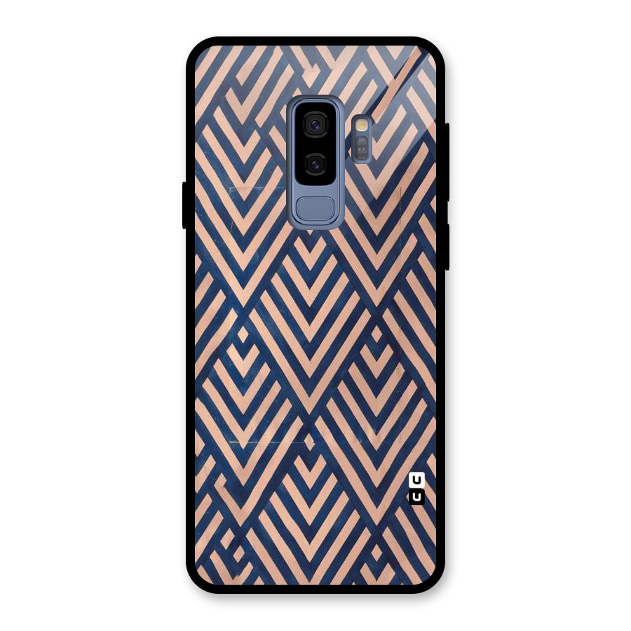 Diamond Blues Glass Back Case for Galaxy S9 Plus