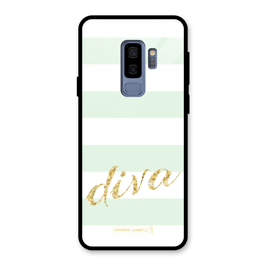 Diva Glass Back Case for Galaxy S9 Plus