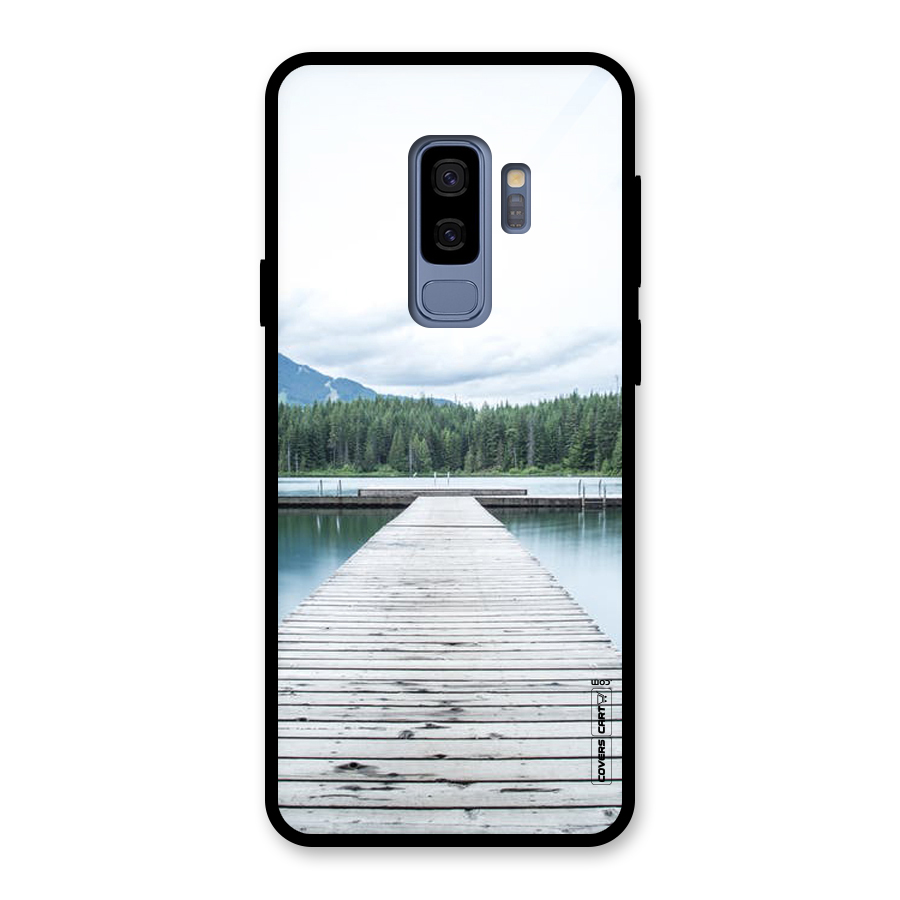 Dock River Glass Back Case for Galaxy S9 Plus