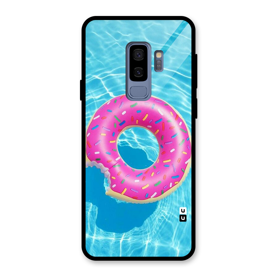 Donut Swim Glass Back Case for Galaxy S9 Plus