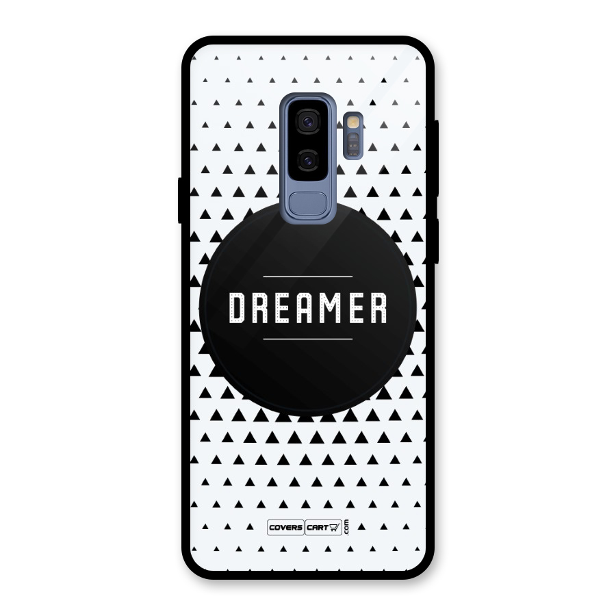 Dreamer Minimalist Glass Back Case for Galaxy S9 Plus