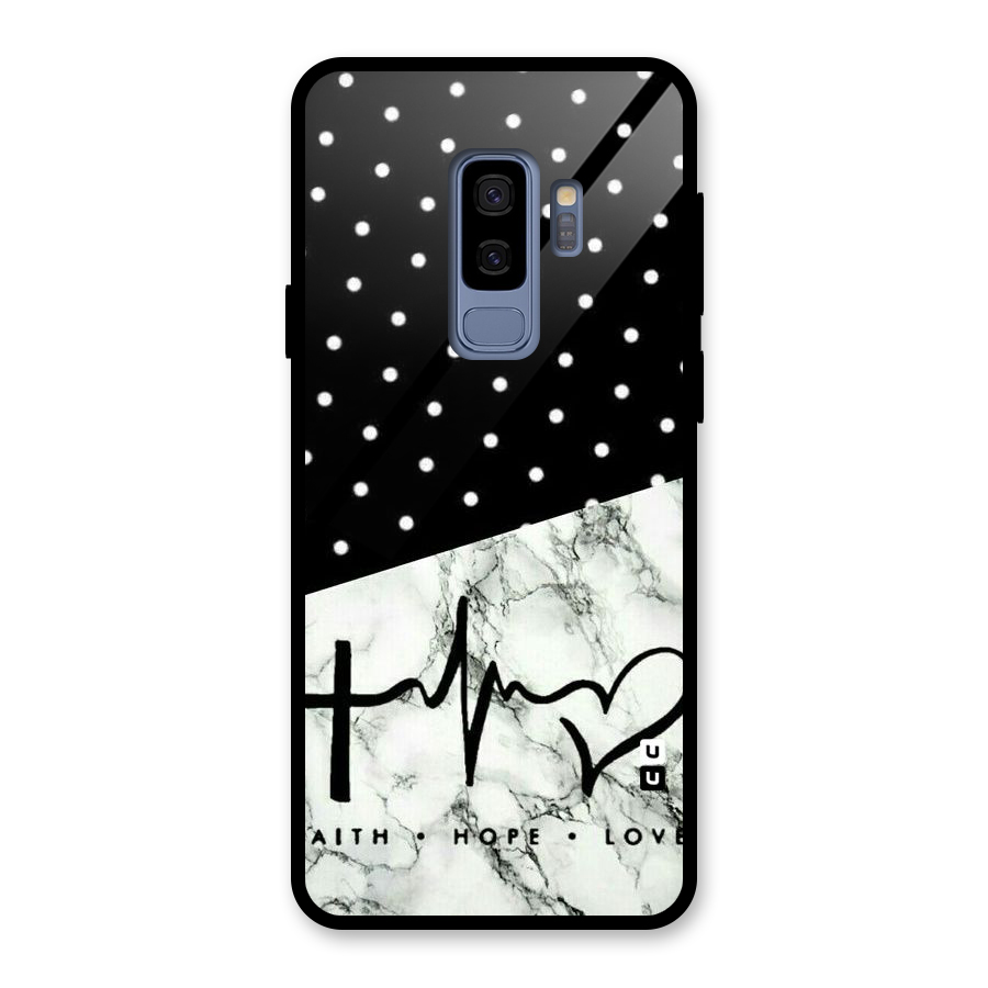 Faith Love Glass Back Case for Galaxy S9 Plus