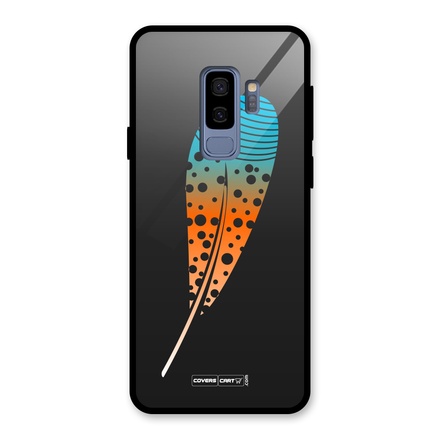 Feather Glass Back Case for Galaxy S9 Plus