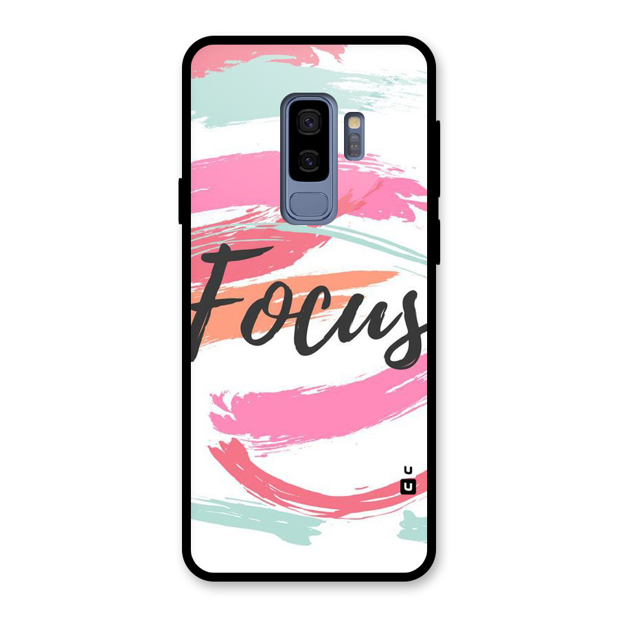 Focus Colours Glass Back Case for Galaxy S9 Plus