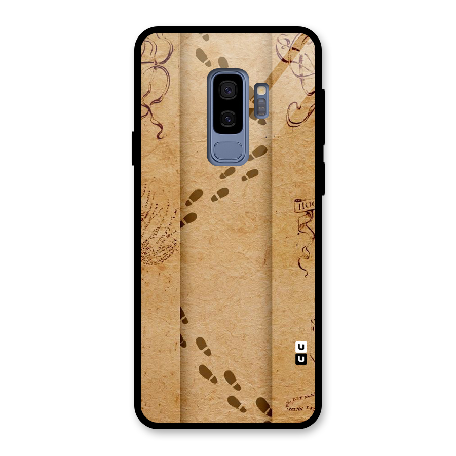 Footsteps Glass Back Case for Galaxy S9 Plus