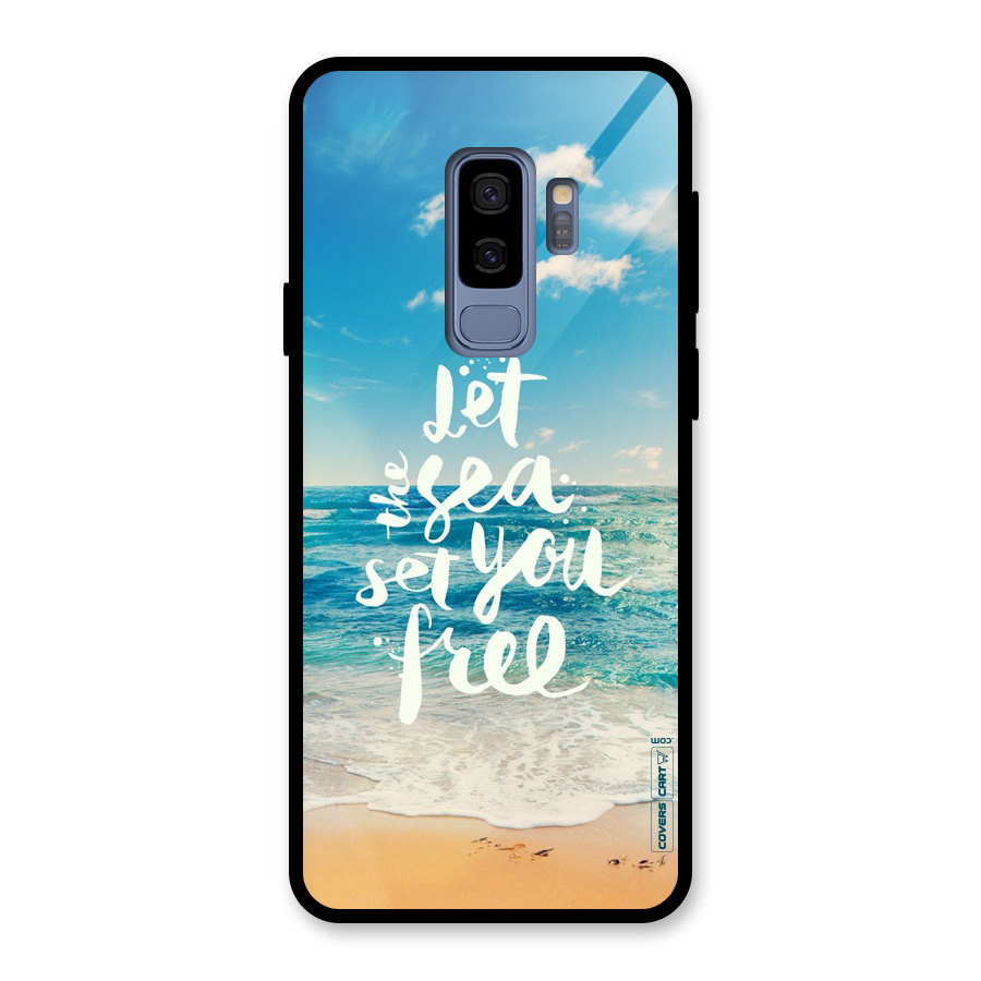 Free Sea Glass Back Case for Galaxy S9 Plus