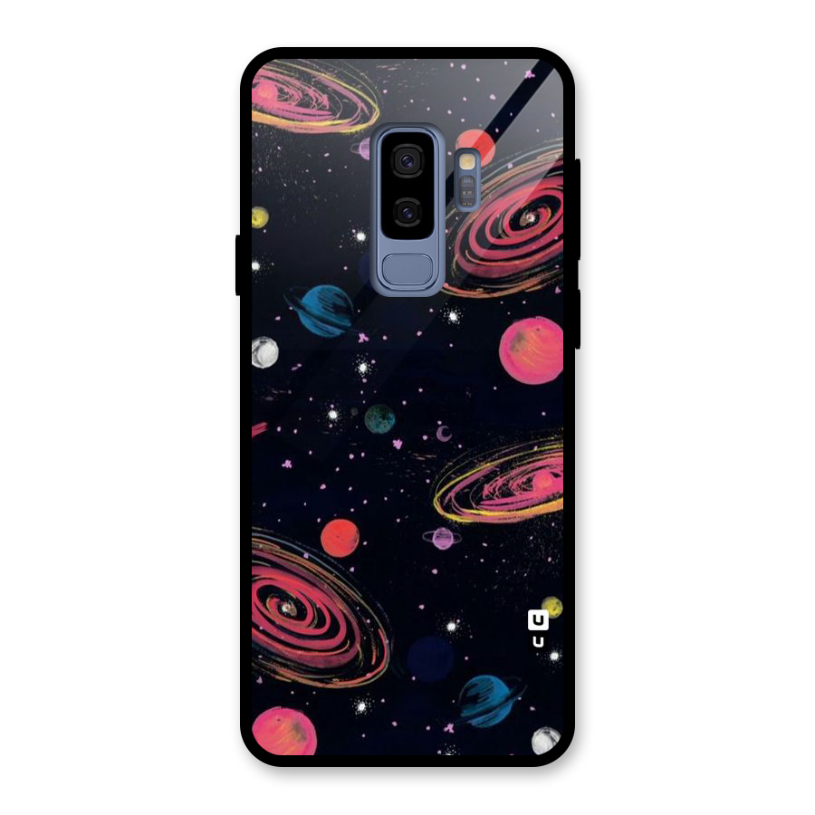 Galaxy Beauty Glass Back Case for Galaxy S9 Plus