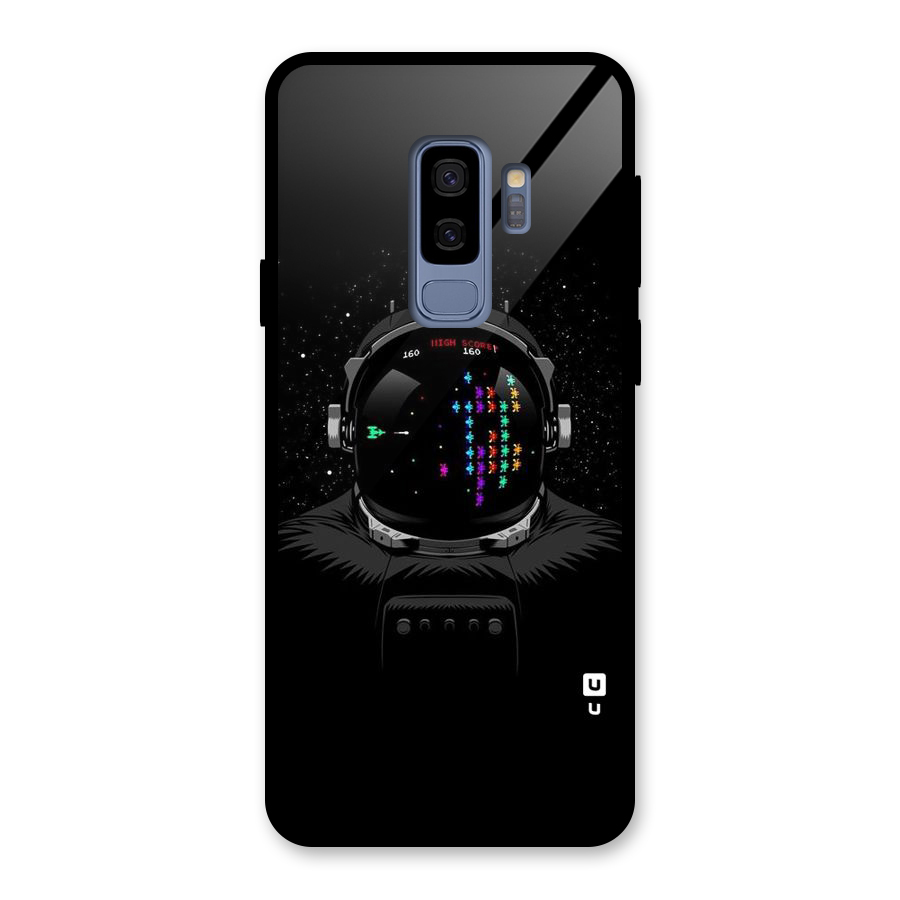 Gamer Head Glass Back Case for Galaxy S9 Plus