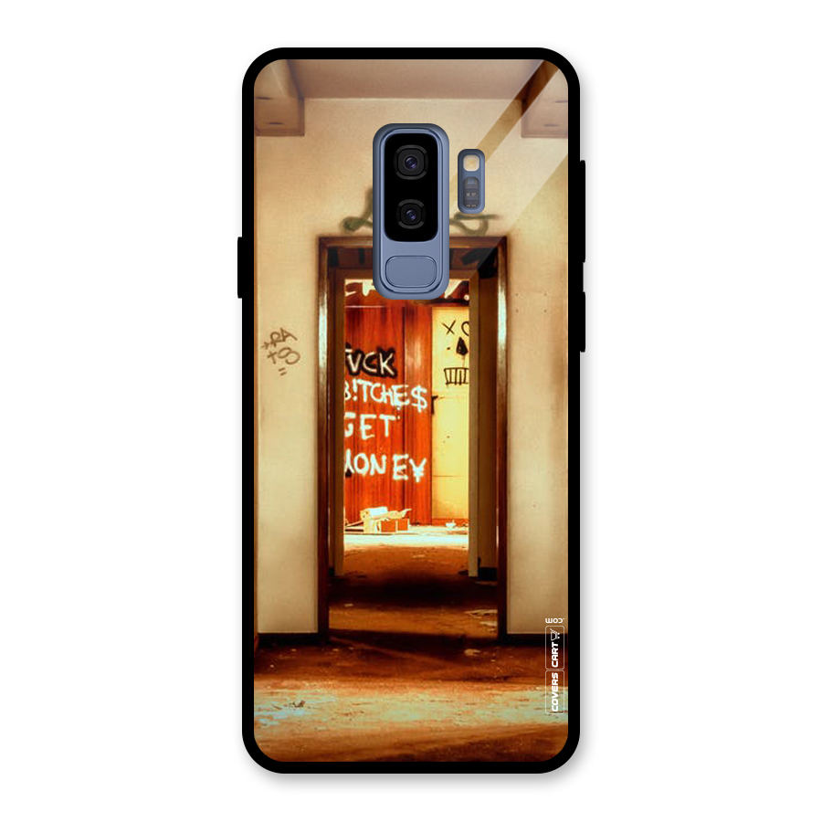Grafitty Door Glass Back Case for Galaxy S9 Plus