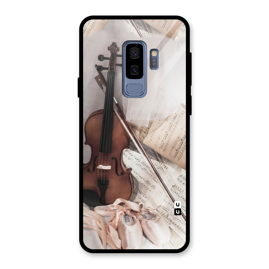 Guitar And Co Glass Back Case for Galaxy S9 Plus