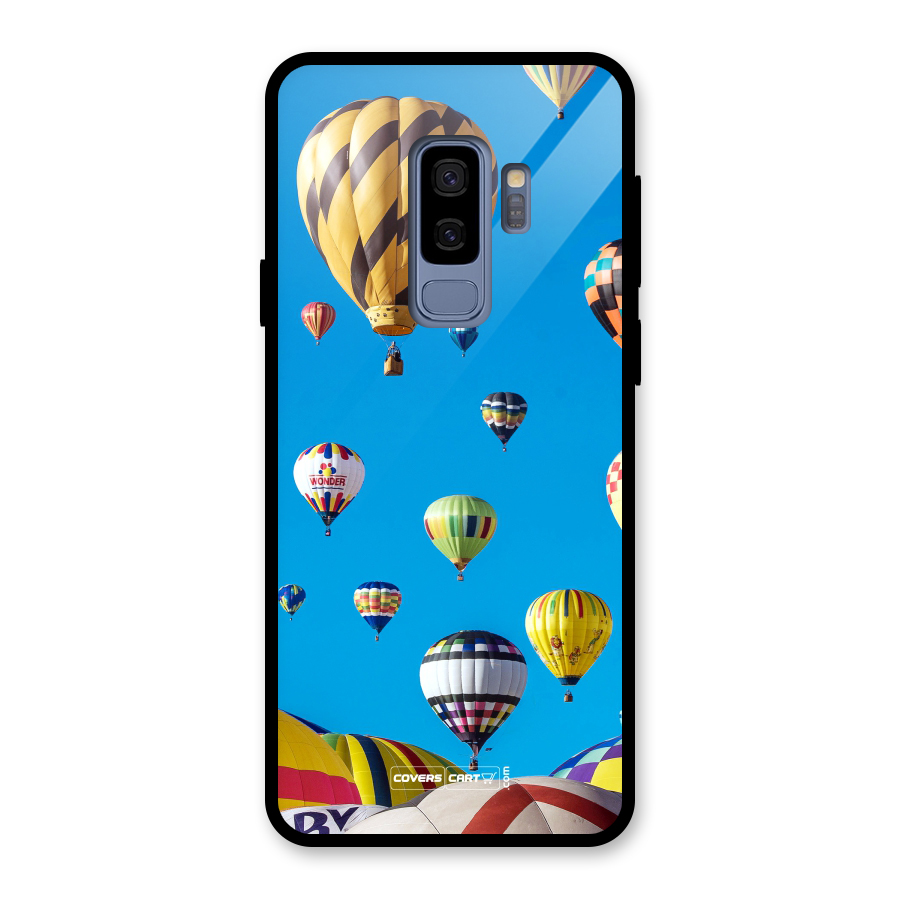 Hot Air Baloons Glass Back Case for Galaxy S9 Plus